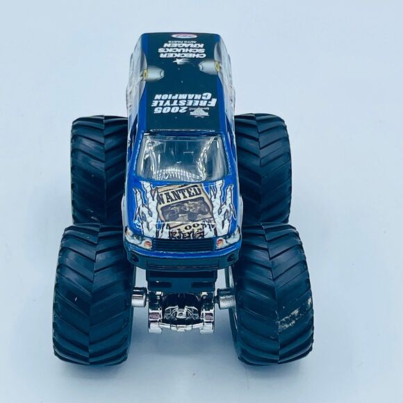 Hot Wheels Monster Jam Truck 1:64 Bounty Hunter Checker Shuck's Kragen 2006 - Picture 2 of 7